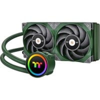 Thermaltake CL-W319-PL12RG-A sistema de refrigeración para ordenador Procesador Sistema de refrigeración líquida todo en uno 12 cm Verde 1 pieza(s), Refrigeración por agua verde, Sistema de refrigeración líquida todo en uno, 12 cm, 500 RPM, 2000 RPM, 22,3 dB, Verde