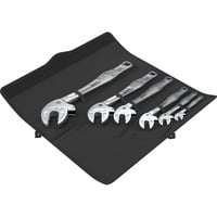 Wera Juego de llaves planas autoajustables 6004 Joker 6, 6 piezas, Llave de tuercas plateado