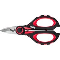 Wiha Tijeras para electricista negro/Rojo