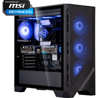 ALTERNATE Serie PC Personalizada • Blue Lucky Elements, Gaming-PC negro