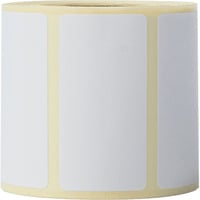 Brother BDE1J026051060 Blanco Etiqueta para impresora autoadhesiva Blanco, Etiqueta para impresora autoadhesiva, Etiqueta troquelada, Térmica directa, Universal, Rectángulo