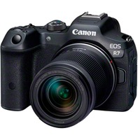 Canon EOS-R7 Kit (18-150 mm IS STM), Cámara digital negro
