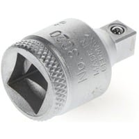 GEDORE Reductor 3/8" a 1/4", cuadrado, Adaptador de tuerca spinner cromado