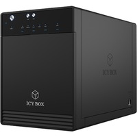 ICY BOX IB-3740-C31 Carcasa de disco duro/SSD Negro 2.5/3.5", Caja de unidades negro, Carcasa de disco duro/SSD, 2.5/3.5", SATA, Serial ATA II, Serial ATA III, 10 Gbit/s, Conexión USB, Negro