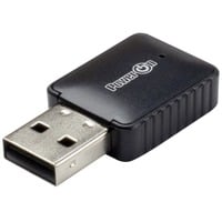 Inter-Tech DMG-07 WLAN / Bluetooth 650 Mbit/s, Adaptador Wi-Fi Inalámbrico, USB, WLAN / Bluetooth, Wi-Fi 5 (802.11ac), 650 Mbit/s, Negro
