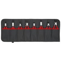 KNIPEX Juego de alicates para anillos de seguridad, Set de pinzas rojo/Negro