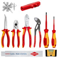 KNIPEX Juego de ampliación Electro I, 10 piezas, Kit de herramientas 