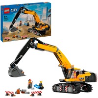 LEGO City Excavadora de Obra Amarilla, Juegos de construcción Juego de construcción, 8 año(s), Plástico, 633 pieza(s), 831 g