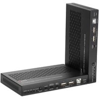 Lindy Extensor KVM Cat.6A 100m HDBaseT 3.0, Switch KVM negro