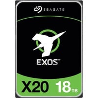 Seagate Enterprise Exos X20 disco duro interno 18 TB 7200 RPM 3.5" Serial ATA III, Unidad de disco duro 18 TB, 7200 RPM, 3.5", Serial ATA III