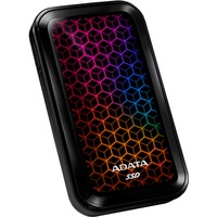ADATA SE770G 512 GB Negro, Unidad de estado sólido negro, 512 GB, USB Tipo C, 3.2 Gen 2 (3.1 Gen 2), 1000 MB/s, Negro