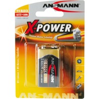 Ansmann X-Power Alkaline Batterie Block E / 6LR61, Batería 