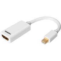Digitus Adaptador / Convertidor Mini DisplayPort a HDMI blanco
