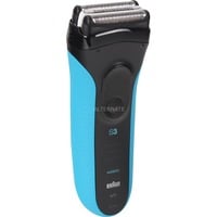 Braun Series 3 Shave&Style 3010BT Máquina de afeitar de láminas Recortadora Negro, Azul negro/Azul, Máquina de afeitar de láminas, Negro, Azul, 2 SensoFoil, 1 Middle Trimmer, 5 kammen 17 mm, LED, Batería, Níquel-metal hidruro (NiMH)