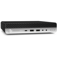 HP ProDesk 600 G5 MP Reacondicionado, Mini-PC  negro/Plateado
