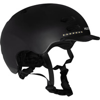 HUDORA Casco de patinador LED negro