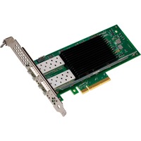 Intel® E810-XXVDA2 Interno Fibra, Adaptador de red Interno, Alámbrico, PCI Express, Fibra, Negro, Verde, Plata, Minorista