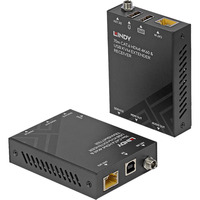 Lindy Extensor KVM Cat.6 70m, Alargador de HDMI negro