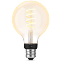Philips Hue Hue White Ambiance E27 Filament Lámpara E27 Globo 550 lm, Lámpara LED 