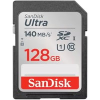 SanDisk Ultra 128GB SDXC, Tarjeta de memoria negro