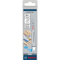 Bosch 2 608 657 561 hoja de sierra de calar, de sierra de marquetería y de sierra recíproca Hoja de sierra de sable Bimetálico 1 pieza(s) Hoja de sierra de sable, Epoxy, Perfil, Madera con clavos, Bimetálico, 4,3 mm, 10 cm, 15 cm