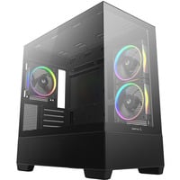 DeepCool R-CG380-BKAGM3-G, Cajas de torre negro