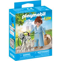 PLAYMOBIL My Life Manager con Dálmata, Juegos de construcción 