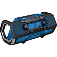 Bosch GPB 18V-2 C Professional Portátil Digital Negro, Azul, Plata, Radio de obras azul, Portátil, Digital, FM, 87,5 - 108 MHz, Azul, Negro, Azul, Plata