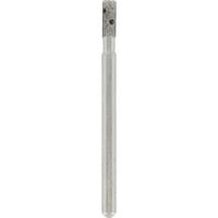 Dremel Broca de vidrio de diamante Ø 3,2 mm, Taladro plateado