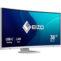 EIZO FlexScan EV3895-WT pantalla para PC 95,2 cm (37.5") 3840 x 1600 Pixeles UltraWide Quad HD+ LCD Blanco, Monitor LED blanco, 95,2 cm (37.5"), 3840 x 1600 Pixeles, UltraWide Quad HD+, LCD, 5 ms, Blanco