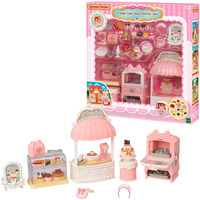 EPOCH Traumwiesen Sylvanian Families - Set de pastelería del pueblo para casa de inicio, Juegos de construcción 
