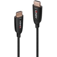 Lindy  Fibra óptica Hybrid HDMI 2.1 8K60 , Cable negro