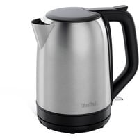 Tefal Subito, Hervidor de agua acero fino/Negro, 1 L, 2400 W, Negro, Acero inoxidable, Acero inoxidable, Indicador de nivel de agua, Sin cables