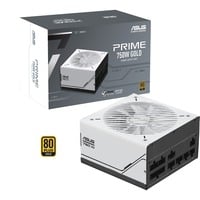ASUS Prime AP-750G unidad de fuente de alimentación 750 W 20+4 pin ATX ATX Negro, Blanco, Fuente de alimentación de PC blanco/Negro, 750 W, 100 - 240 V, Activo, 110 W, 744 W, 110 W