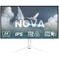 Arozzi AZ-NO-24T1K200, Monitor de gaming blanco