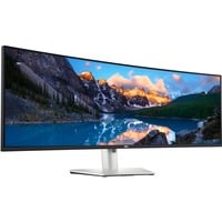Dell UltraSharp U4924DW pantalla para PC 124,5 cm (49") 5120 x 1440 Pixeles 5K Ultra HD LCD Negro, Plata, Monitor LED plateado/Negro, 124,5 cm (49"), 5120 x 1440 Pixeles, 5K Ultra HD, LCD, 14 ms, Negro, Plata
