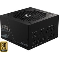 GIGABYTE UD1000GM PG5 V2 Fuente de Alimentación – PCIe Gen 5.1, 80 PLUS Gold, Diseño completamente modular, Ventilador de 120 mm, Compatible con ATX 3.1, Enchufe EU, Fuente de alimentación de PC negro, 80 PLUS Gold, Diseño completamente modular, Ventilador de 120 mm, Compatible con ATX 3.1, Enchufe EU, 1000 W, 100 - 240 V, 50/60 Hz, 15 - 6.5 A, Activo, 125 W