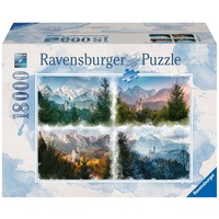 Ravensburger RAV Puzzle Märchenschloss in 4 Jahresz.| 16137 18000 pieza(s) 18000 pieza(s), 14 año(s)
