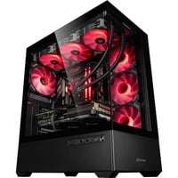 ALTERNATE ALT-THUNDER-AMD-001, Gaming-PC negro/Transparente