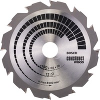 Bosch ‎2608640633 hoja de sierra circular 30,5 cm 1 pieza(s) Madera, 30,5 cm, Bosch, 448 g, 1 pieza(s)