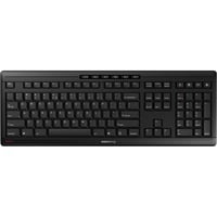 CHERRY Stream Wireless teclado Universal RF inalámbrica + USB QWERTY Internacional de EE.UU. Negro negro, Completo (100%), Inalámbrico y alámbrico, RF inalámbrica + USB, QWERTY, Negro