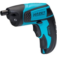 Hazet Mini atornillador inalámbrico 9230B-1, puntas 1/4", con funda, Destornillador azul/Negro