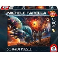 Schmidt Spiele Michele Farella: Esplendor cósmico de colores - Viaje al espacio, Puzzle 