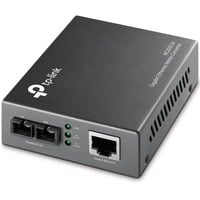 TP-Link MC200CM V3 convertidor de medio Interno 1000 Mbit/s 850 nm Multimodo Negro gris, 1000 Mbit/s, IEEE 802.3ab, IEEE 802.3x, IEEE 802.3z, Gigabit Ethernet, 1000 Mbit/s, 1000BASE-FX, 1000BASE‑SX, Cat6