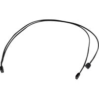 Alphacool Divisor en Y aRGB 3 pines a 2x 3 pines, 60 cm, Cable Y negro
