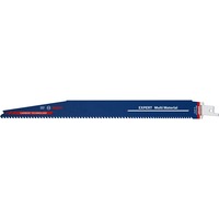 Bosch 2 608 900 395 hoja de sierra de calar, de sierra de marquetería y de sierra recíproca Hoja de sierra de sable Carburo 10 pieza(s) Hoja de sierra de sable, Metal, Acero, Carburo, Azul, 30 cm, 6 - 8
