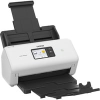 Brother ADS-4500W escaner Escáner con alimentador automático de documentos (ADF) 600 x 600 DPI A4 Negro, Blanco, Escáner de alimentación de hojas gris, 215,9 x 355,6 mm, 600 x 600 DPI, 1200 x 1200 DPI, 35 ppm, 35 ppm, 70 ipm