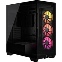 Corsair iCUE LINK 3500X RGB, Cajas de torre negro