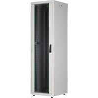 Digitus Armario de red de la serie Dynamic Basic - 600 x 600 mm (an. x pr.), Armario IT gris claro, Rack o bastidor independiente, 600 kg, Gris