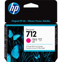 HP Cartucho de Tinta DesignJet 712 magenta de 29 ml Rendimiento estándar, Tinta a base de colorante, 29 ml, 1 pieza(s), Pack individual